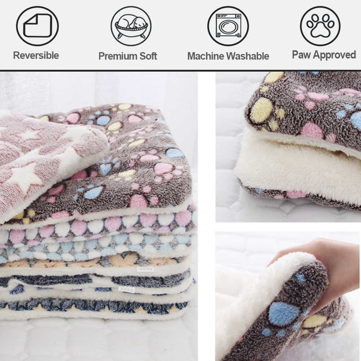 Couverture douillette et apaisante pour chats et chiens